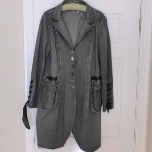 ❤️ Host Pick ❤️ Italian jacket; gorgeous one-of-a-kind plus size